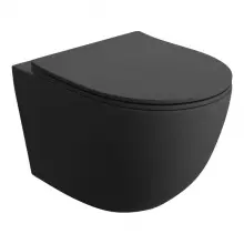 Miska WC wisząca z deską - Lavita Sinto Black